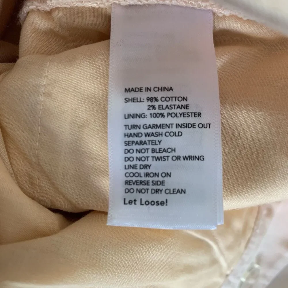 Kate Spade Saturday Pant Women 4 Pastel Pink Peach‎ Pockets Chino Career Office